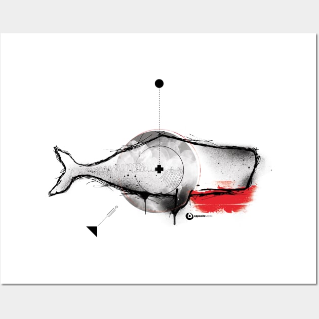 whale Wall Art by oppositevision